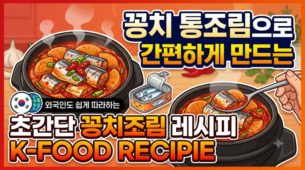 꽁치조림 레시피 메인 이미지