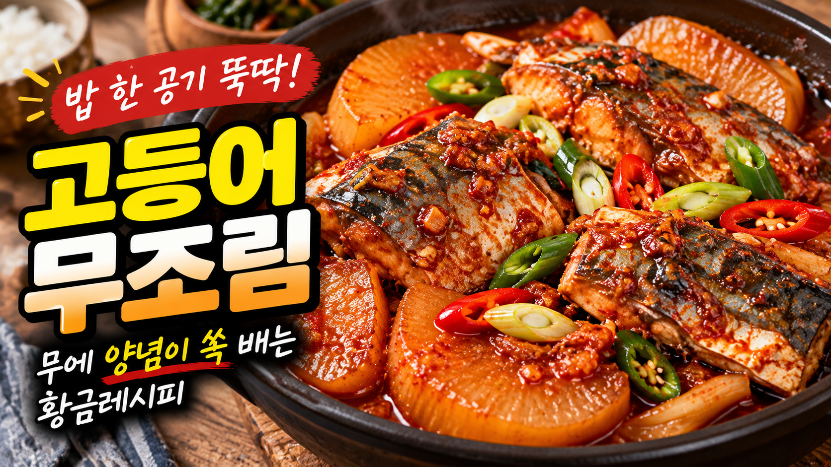 새빨간 양념의 고등어 무조림 이미지