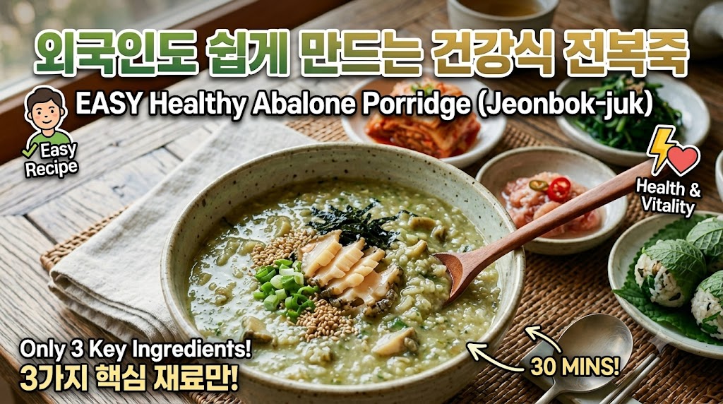 한국인의 건강식 전복죽 이미지