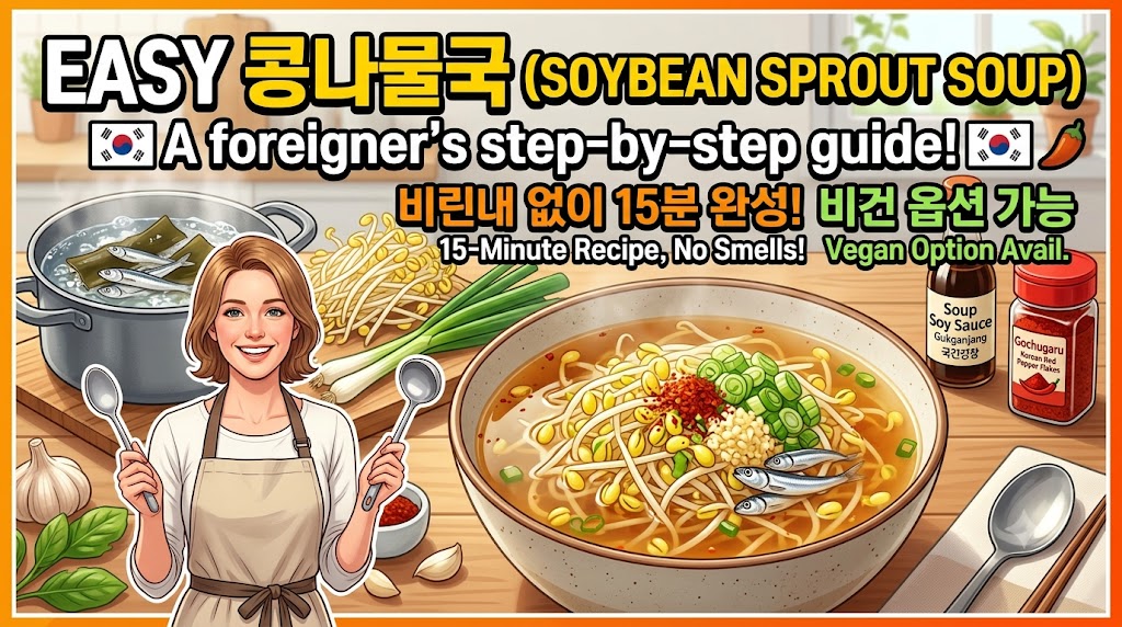 얼큰한 콩나물국 이미지